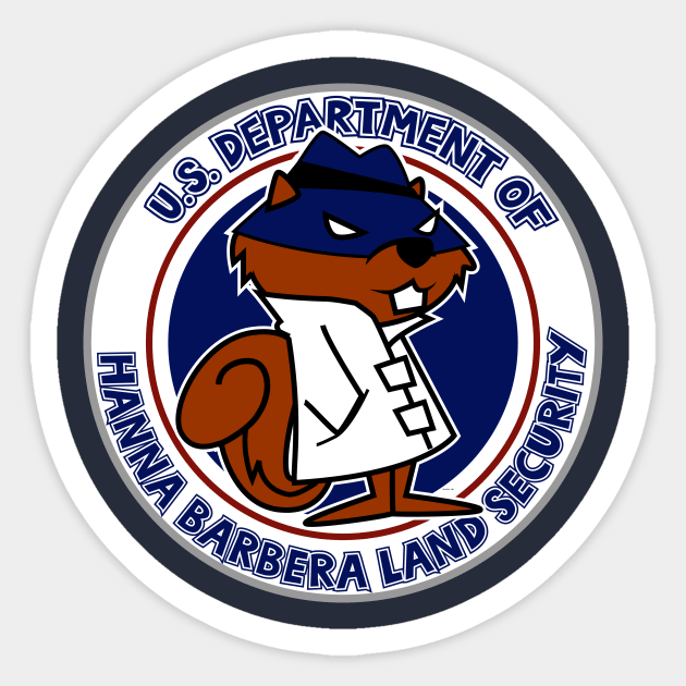 Department of Hanna BarberaLand Security Sticker by Spikeani